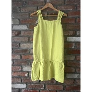 Loft Chartrusse Linen Dress - Size Medium Petit